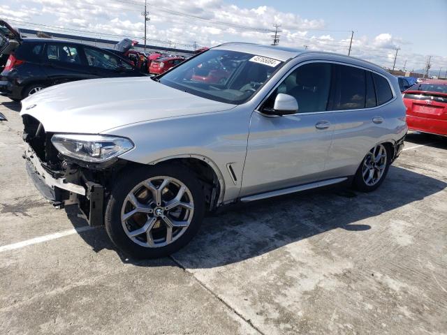 5UXTY3C03M9E60484 - 2021 BMW X3 SDRIVE30I SILVER photo 1