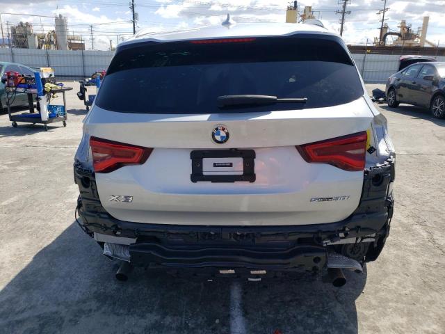 5UXTY3C03M9E60484 - 2021 BMW X3 SDRIVE30I SILVER photo 6