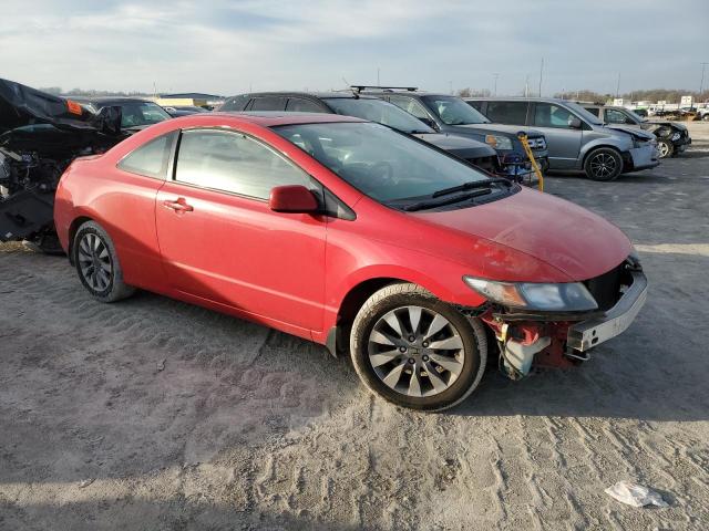 2HGFG12929H522890 - 2009 HONDA CIVIC EXL წითელი ფოტო 4