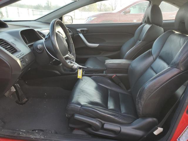 2HGFG12929H522890 - 2009 HONDA CIVIC EXL წითელი ფოტო 7