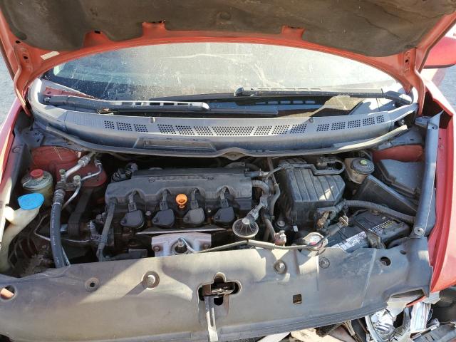 2HGFG12938H518779 - 2008 HONDA CIVIC EXL RED photo 11
