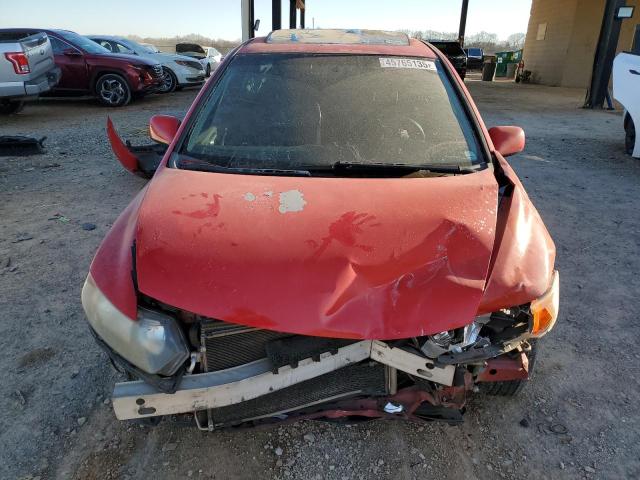 2HGFG12938H518779 - 2008 HONDA CIVIC EXL RED photo 5