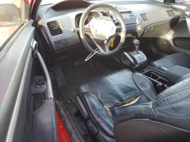 2HGFG12938H518779 - 2008 HONDA CIVIC EXL RED photo 8