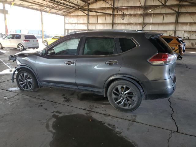 KNMAT2MT8GP732504 - 2016 NISSAN ROGUE S GRAY photo 2