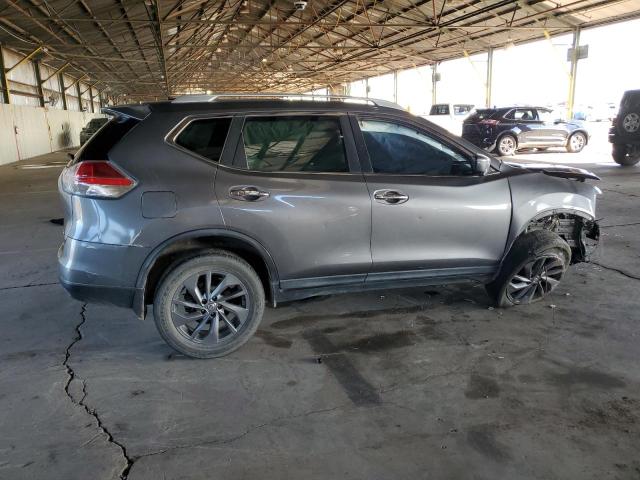 KNMAT2MT8GP732504 - 2016 NISSAN ROGUE S GRAY photo 3