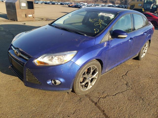 1FADP3F23EL319041 - 2014 FORD FOCUS SE BLUE photo 1