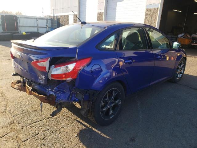 1FADP3F23EL319041 - 2014 FORD FOCUS SE BLUE photo 3