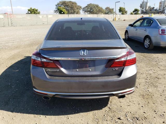 1HGCR3F85GA001667 - 2016 HONDA ACCORD EXL CHARCOAL photo 6