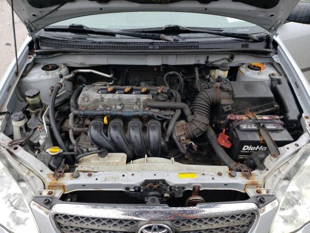 2T1BR32E78C872105 - 2008 TOYOTA COROLLA CE SILVER photo 11