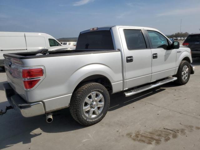 1FTFW1CFXEFB25901 - 2014 FORD F150 SUPERCREW SILVER photo 3