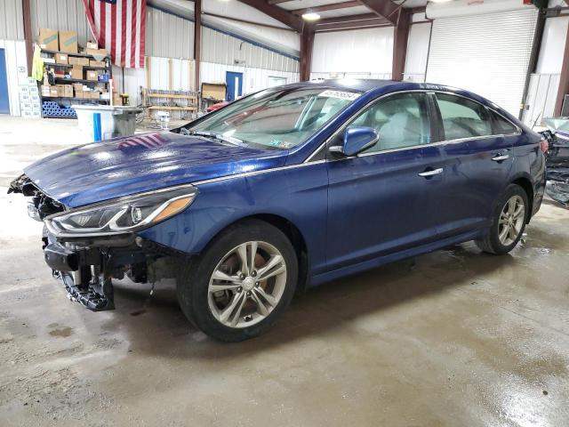 5NPE34AF7KH815583 - 2019 HYUNDAI SONATA LIMITED BLUE photo 1