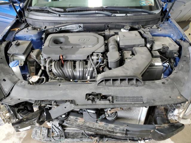 5NPE34AF7KH815583 - 2019 HYUNDAI SONATA LIMITED BLUE photo 11