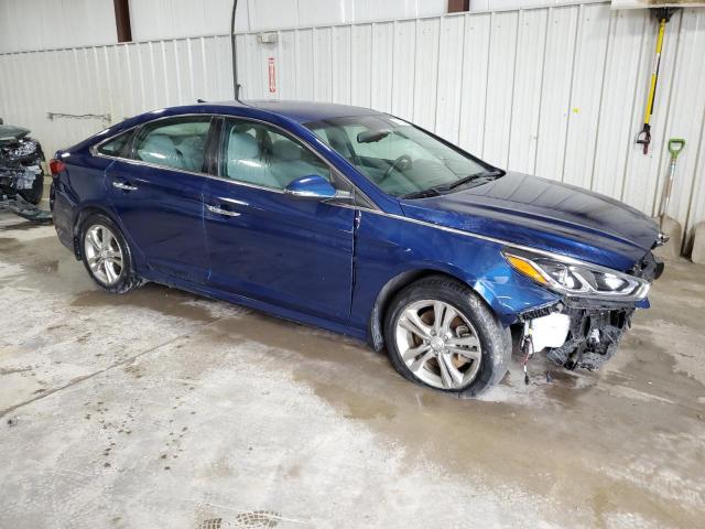 5NPE34AF7KH815583 - 2019 HYUNDAI SONATA LIMITED BLUE photo 4