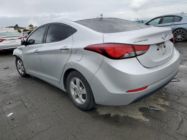 5NPDH4AE2FH549643 - 2015 HYUNDAI ELANTRA SE SILVER photo 2