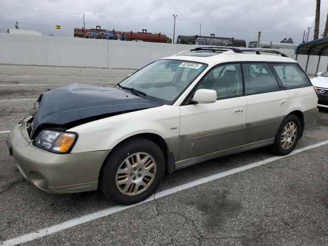 4S3BH896527637130 - 2002 SUBARU LEGACY OUTBACK H6 3.0 VDC WHITE photo 1