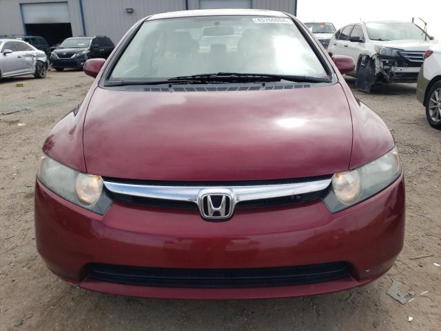 1HGFA16898L036615 - 2008 HONDA CIVIC EX BURGUNDY photo 5