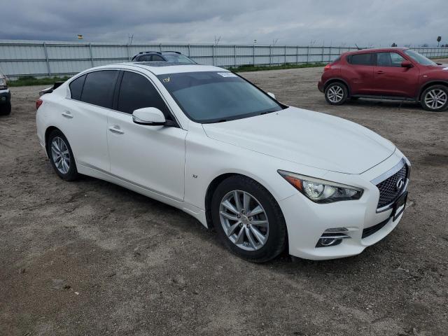 JN1BV7AP9EM687187 - 2014 INFINITI Q50 BASE WHITE photo 4