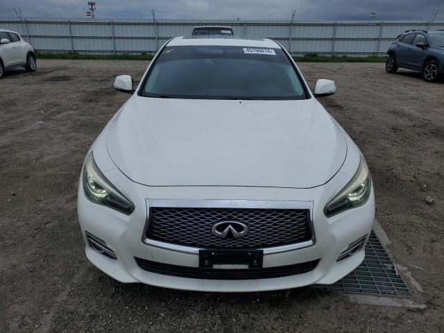 JN1BV7AP9EM687187 - 2014 INFINITI Q50 BASE WHITE photo 5