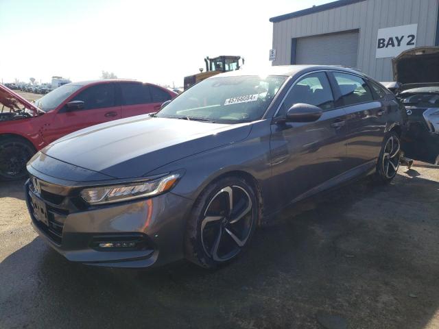 1HGCV1F30KA059697 - 2019 HONDA ACCORD SPORT GRAY photo 1