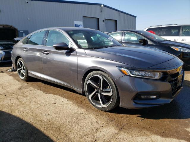 1HGCV1F30KA059697 - 2019 HONDA ACCORD SPORT GRAY photo 4