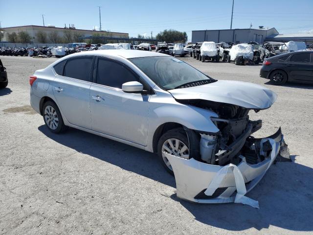 3N1AB7AP6HY355505 - 2017 NISSAN SENTRA S SILVER photo 4