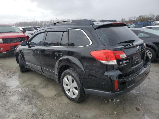 4S4BRCAC7C3272634 - 2012 SUBARU OUTBACK 2.5I BLACK photo 2