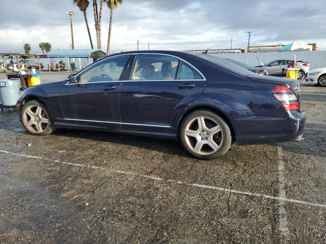 WDDNG71X27A115229 - 2007 MERCEDES-BENZ S 550 BLUE photo 2