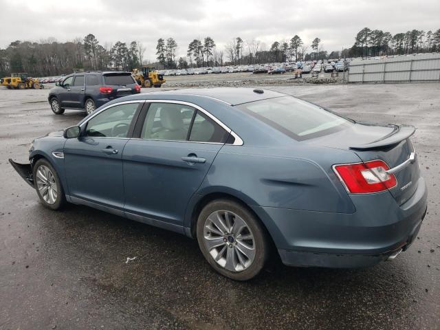 1FAHP2FW2AG163298 - 2010 FORD TAURUS LIMITED BLUE photo 2