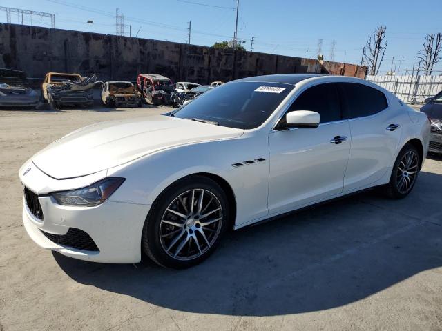 ZAM57XSA0F1146218 - 2015 MASERATI GHIBLI WHITE photo 1