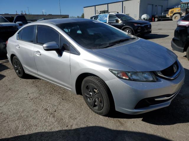 19XFB2F55EE248309 - 2014 HONDA CIVIC LX SILVER photo 4