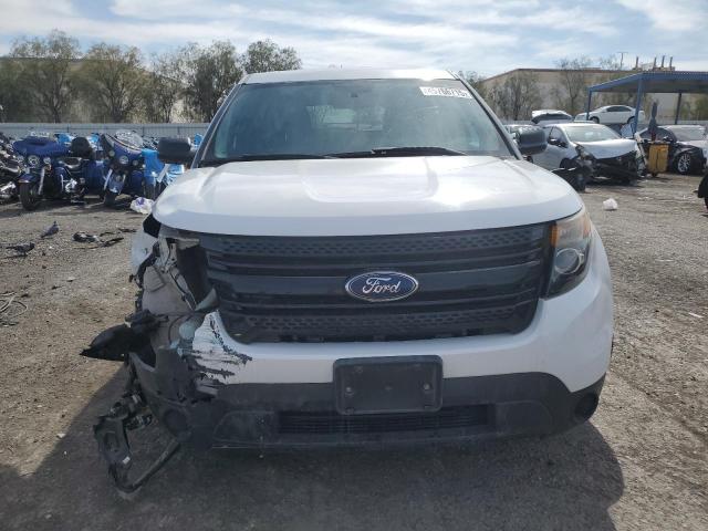 1FM5K8AR1EGB79929 - 2014 FORD EXPLORER POLICE INTERCEPTOR 白色 照片 5
