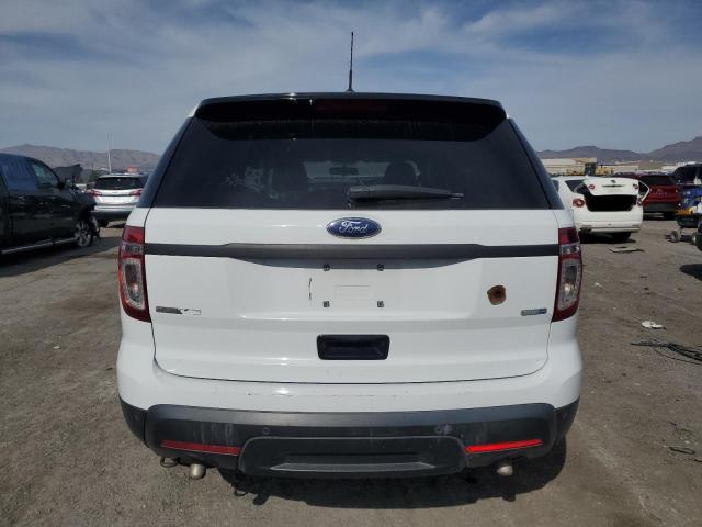 1FM5K8AR1EGB79929 - 2014 FORD EXPLORER POLICE INTERCEPTOR 白色 照片 6