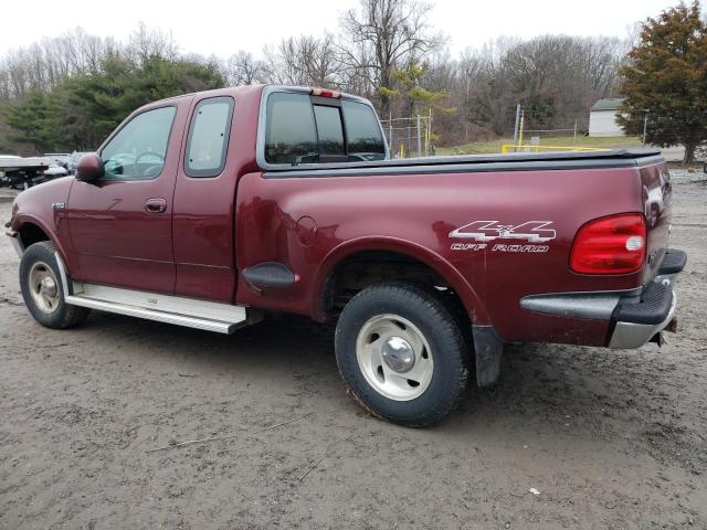 1FTEX08L2VKC38332 - 1997 FORD F150 BURGUNDY photo 2