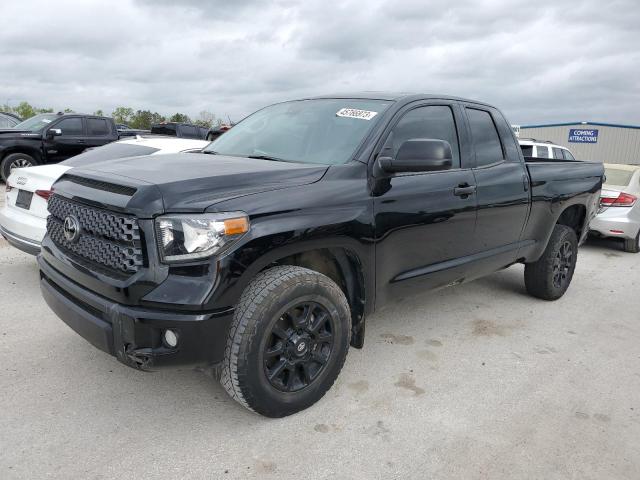 5TFRY5F12MX273631 - 2021 TOYOTA TUNDRA DOUBLE CAB SR/SR5 BLACK photo 1