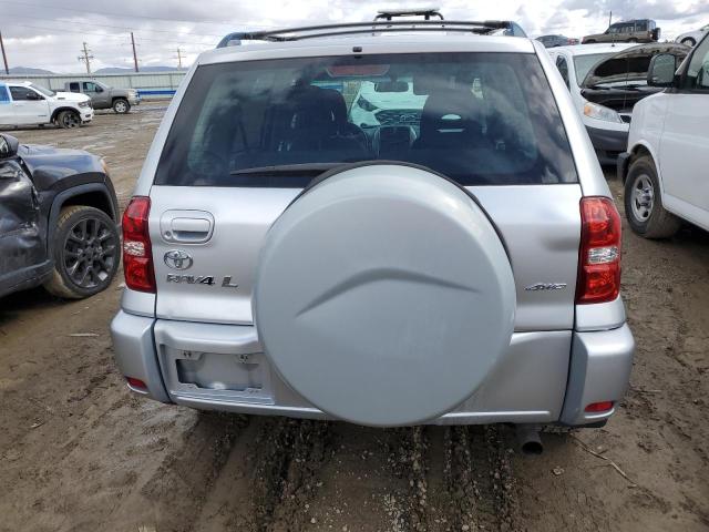 JTEHD20V346011636 - 2004 TOYOTA RAV4 SILVER photo 6