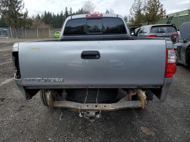 5TBRU34176S478852 - 2006 TOYOTA TUNDRA ACCESS CAB SR5 SILVER photo 6