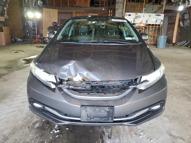 19XFB2F98DE281791 - 2013 HONDA CIVIC EXL GRAY photo 5