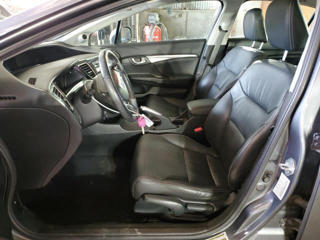 19XFB2F98DE281791 - 2013 HONDA CIVIC EXL ნაცრისფერი ფოტო 7