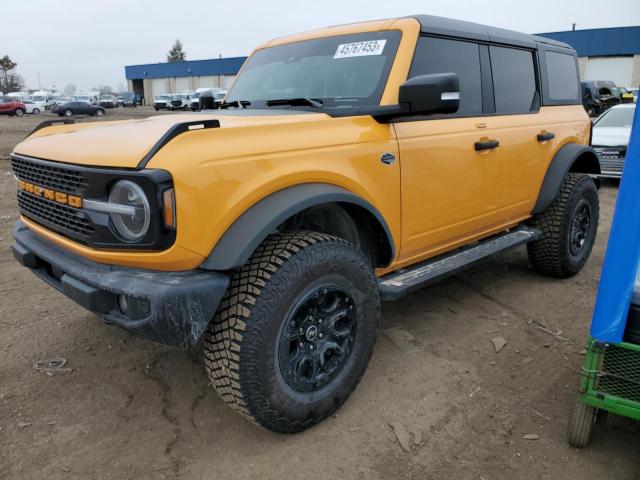 1FMEE5DP9NLB84898 - 2022 FORD BRONCO BASE YELLOW photo 1