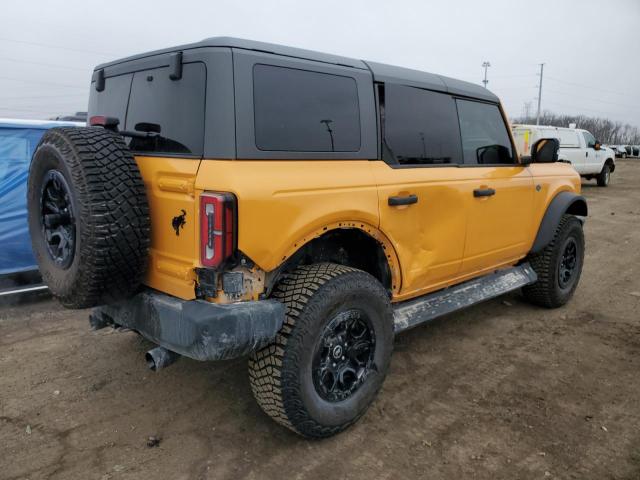 1FMEE5DP9NLB84898 - 2022 FORD BRONCO BASE YELLOW photo 3