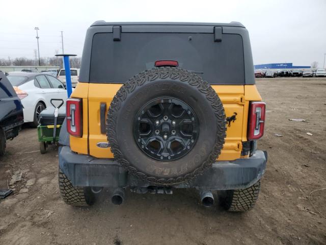 1FMEE5DP9NLB84898 - 2022 FORD BRONCO BASE YELLOW photo 6