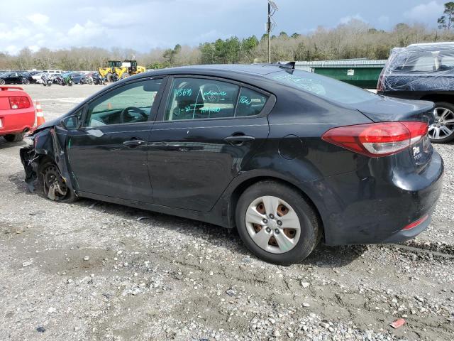 3KPFK4A72HE081240 - 2017 KIA FORTE LX BLACK photo 2