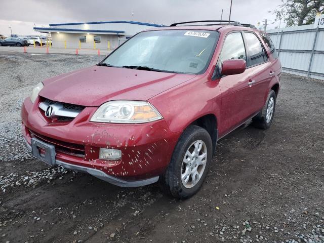 2HNYD18805H536323 - 2005 ACURA MDX TOURING RED photo 1