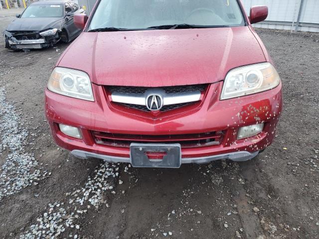 2HNYD18805H536323 - 2005 ACURA MDX TOURING RED photo 11