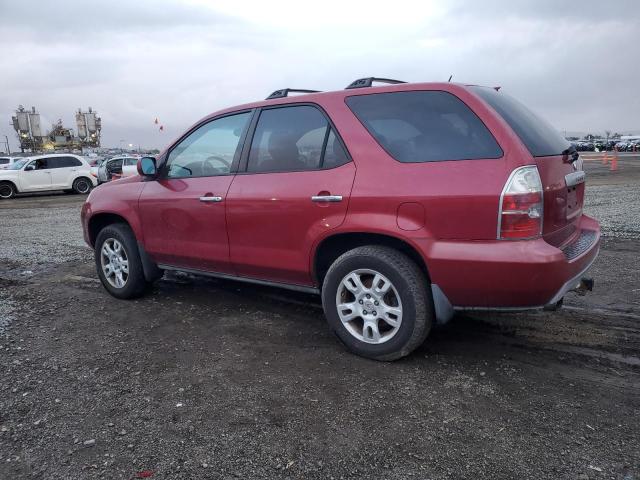 2HNYD18805H536323 - 2005 ACURA MDX TOURING RED photo 2