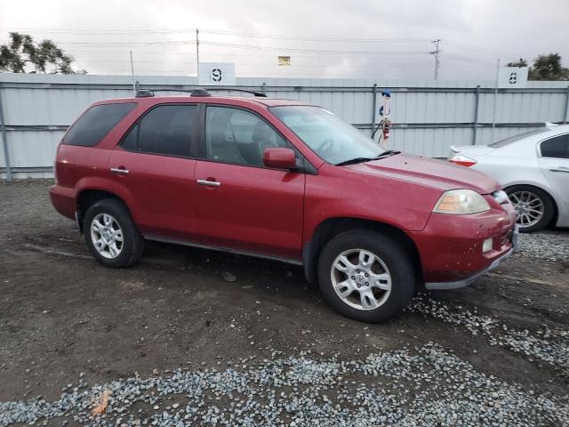 2HNYD18805H536323 - 2005 ACURA MDX TOURING RED photo 4