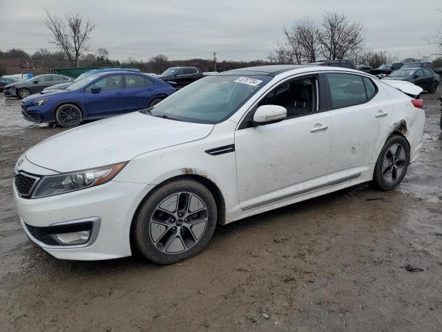 KNAGM4AD1C5022234 - 2012 KIA OPTIMA HYBRID WHITE photo 1