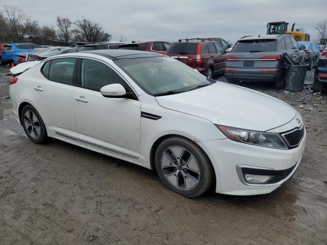 KNAGM4AD1C5022234 - 2012 KIA OPTIMA HYBRID WHITE photo 4