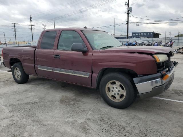 2GCEC19T531276487 - 2003 CHEVROLET SILVERADO C1500 BURGUNDY photo 4