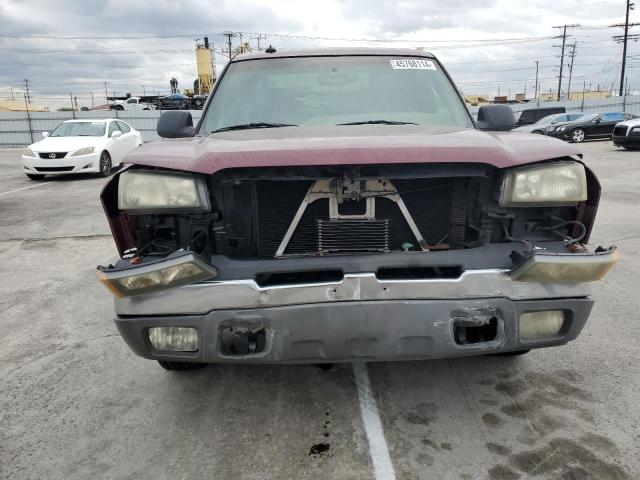 2GCEC19T531276487 - 2003 CHEVROLET SILVERADO C1500 BURGUNDY photo 5